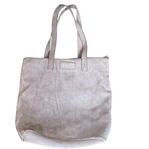 Beryll Gray Suede Tote Bag #159R
